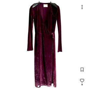 Dion Lee dress purple velvet 💕